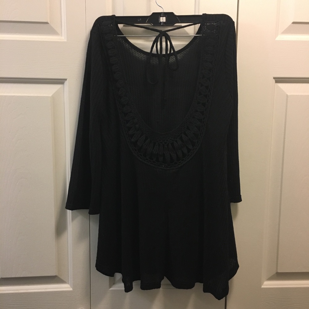 Flowy Black Top (never worn!)
